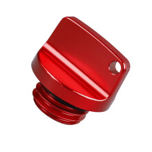 M20x2.5 Olievuldop Caps Motorolie Vuldoppen Schroef Cover-Rood