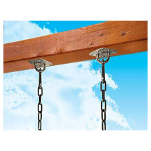 2X Heavy Duty Hängematten-Aufhängungsset Augenplatten Deckenbefestigung Wandankerhaken Bügel für Hängematten-Schaukelstuhl