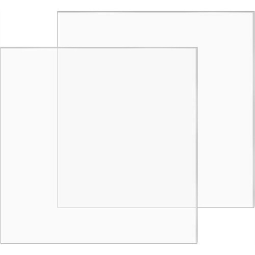Acrílico para relevo Pad de Corte, 2 peças de matrizes em placa acrílica de 7,8x6 polegadas para artesanato