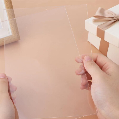 Acrílico para relevo Pad de Corte, 2 peças de matrizes em placa acrílica de 7,8x6 polegadas para artesanato 1