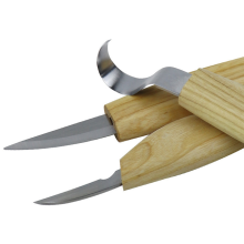 Y17A Holzschnitzmesser Schnitzmeißel Stahlmeißel Scharfkantiger Holzschneider Gouge-Meissel DIY Holzbearbeitung Schnitzwerkzeug-Set