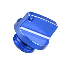 Universele Motorfiets Motorvuldoppen Schroef Cover voor-Blauw