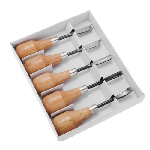 Y17A 5Pcs Σετ Μαχαιριών Ξυλογλυπτικής Εργαλεία Ξυλογλυπτικής Τόρνος Οικιακό