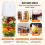 Y17A Electric Mason Jar Vacuum Sealer Αυτόματο σφραγιστικό κενού για φαρδιά 6