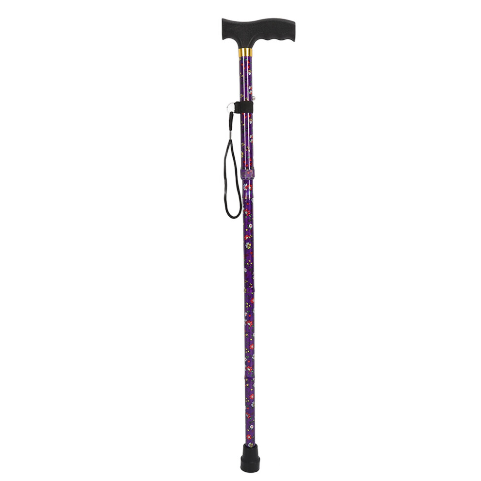 Adjustable Folding Walking Cane for Elderly, Aluminium Alloy, Portable