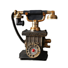 Répliques de téléphone fixe en résine Vintage, Sculpture, décors