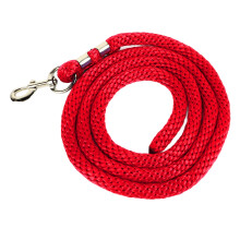 Durable Red 6.6ft Horse Lunge Rope with Hook Safe for Training & Walking