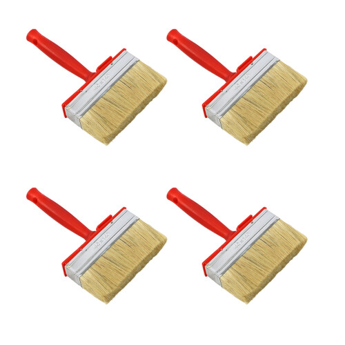 Packung mit 4 professionellen Wandbürsten mit Borsten für-140