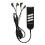 Télécommande inclinable électrique, 6 boutons, trois 1