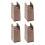 Risers de meubles de lit Extra hauts-Contreplaqué marron type 1 1