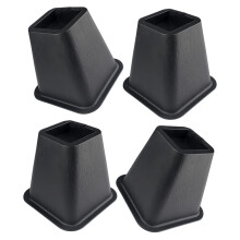 Ensemble de 4 rehausseurs de lit en plastique de 6 pouces, pour