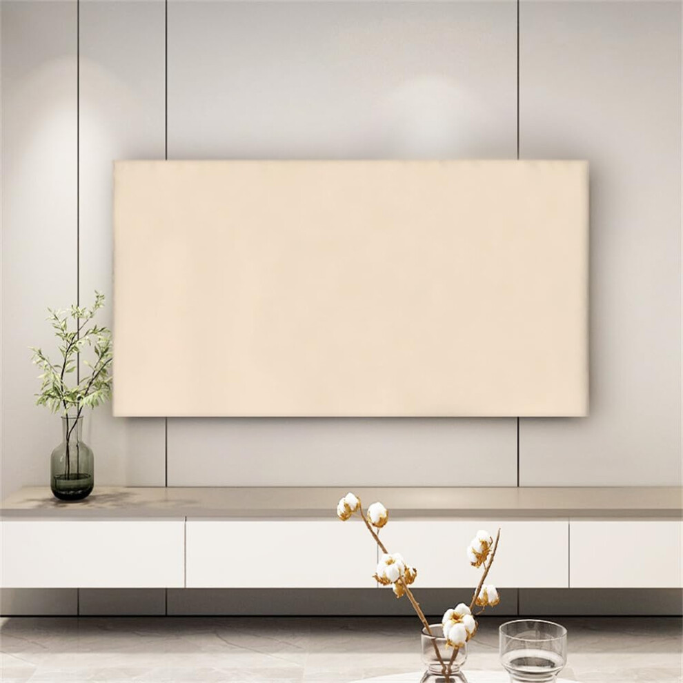 Tv Protector Cover For 3285 Inch Displays, Dustproof Elastic Screen Protector, 4045 Inch Model Beige 9426802424713