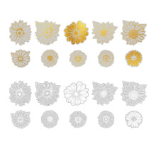 20 Blätter Folienprägung Deco-Aufkleber für Alben & Karten, stilvoll