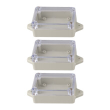 83 mm x 58 mm x 33 mm ABS Abzweigdose Kabelschutz Abzweigdose Kabelanschlussbox Kein Bohren Vielseitiger elektrischer Einsatz