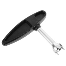 Pack of 2 golf shoe spike remover tool, ergonomic nail lifter for attaching and removing golf shoe spikes, durable and comfortable for golfers.