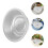 Aluminium Salatschüssel Silber Retro Gemüse Waschbecken 10