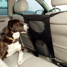 Dogs Backseat Net Barrier, Pet Seat Barrier For Cars, Puppy Mesh Travel Safety With Hooks And Adjustable Straps