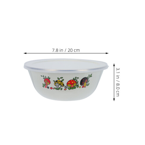 Bol De Esmalte Multifuncional Para Preparar Comidas 2
