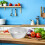 Aluminium Salatschüssel Silber Retro Gemüse Waschbecken 6