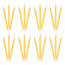 60Stk Warmlicht LED Filament Lampenzubehör Gelb Vielseitig Einsetzbar