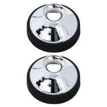 2Pcs ABS Alto Sax Mute Silencer Quiet Practice Sound Dampener Silver