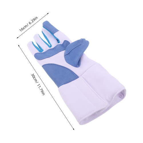 Practical Fencing Gloves Right Hand Breathable Nylon PU Grip 2