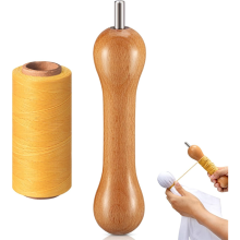 Für DIY für weiße Wachsgewinde-Sets, kompatibel mit Batikwerkzeugen – 2-teiliges Set mit 1 Wickel-SiPuller-Gerät