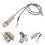 2Pcs Guitar Instrument Cable Black Endpin Jack Compatible Durable 10