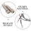 2Pcs Guitar Instrument Cable Black Endpin Jack Compatible Durable 8