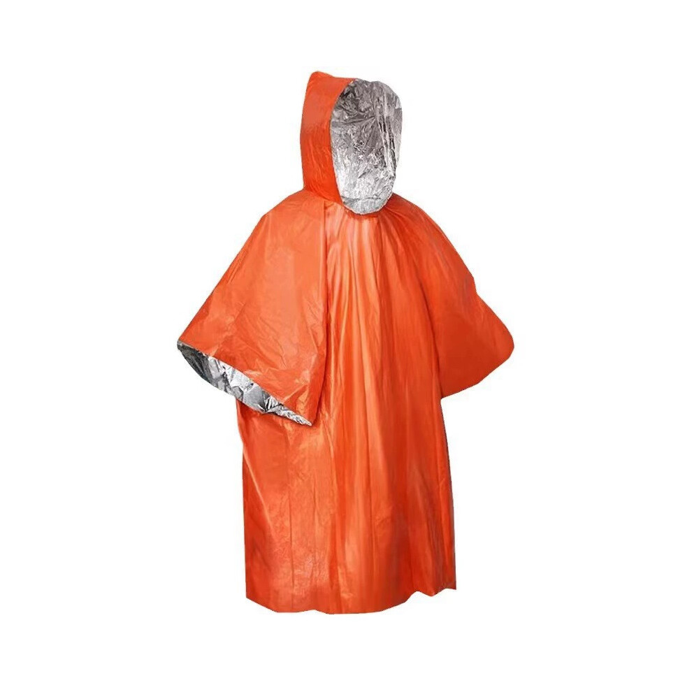 Emergency Raincoat Poncho Waterproof Rainwear Blanket Survival Camping Equipment Cold Insulation Rainwear Camping Equipment