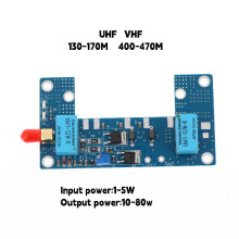 80W UHF VHF RF VERMOGENSVERSTERKERBORDKITS 130-170M 400-470M Voor RA30H4047M RA60H4047M Walkie-talk Hamradio RA M S