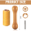 For DIY For White Waxed Thread Kit Compatible For Tie Dye Tools- 2 Pieces Set Featuring 1 Winding SiPuller Device 6