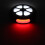 2Pcs Stroller Safety Lights 90mm ABS LED 3 Modes AA BatteryPowered 6