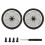 2Pcs Stroller Safety Lights 90mm ABS LED 3 Modes AA BatteryPowered 2