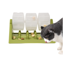 Interaktiver Slow Feeder Hundenapf – Puzzle zur Linderung von Angst und Langeweile Hundefutterpuzzle Katzennapf gesteuert