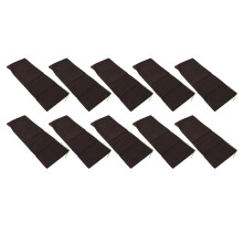 10pcs Flood Sandbags Waterproof 25x70cm for Doors, Garage, Basement