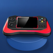 Handheld-Spielkonsole 3,5 Zoll HD-Bildschirm 500 Spiele Retro für Kinder und Erwachsene Geschenk Rot