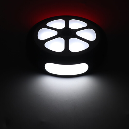 2Pcs Stroller Safety Lights 90mm ABS LED 3 Modes AA BatteryPowered 2