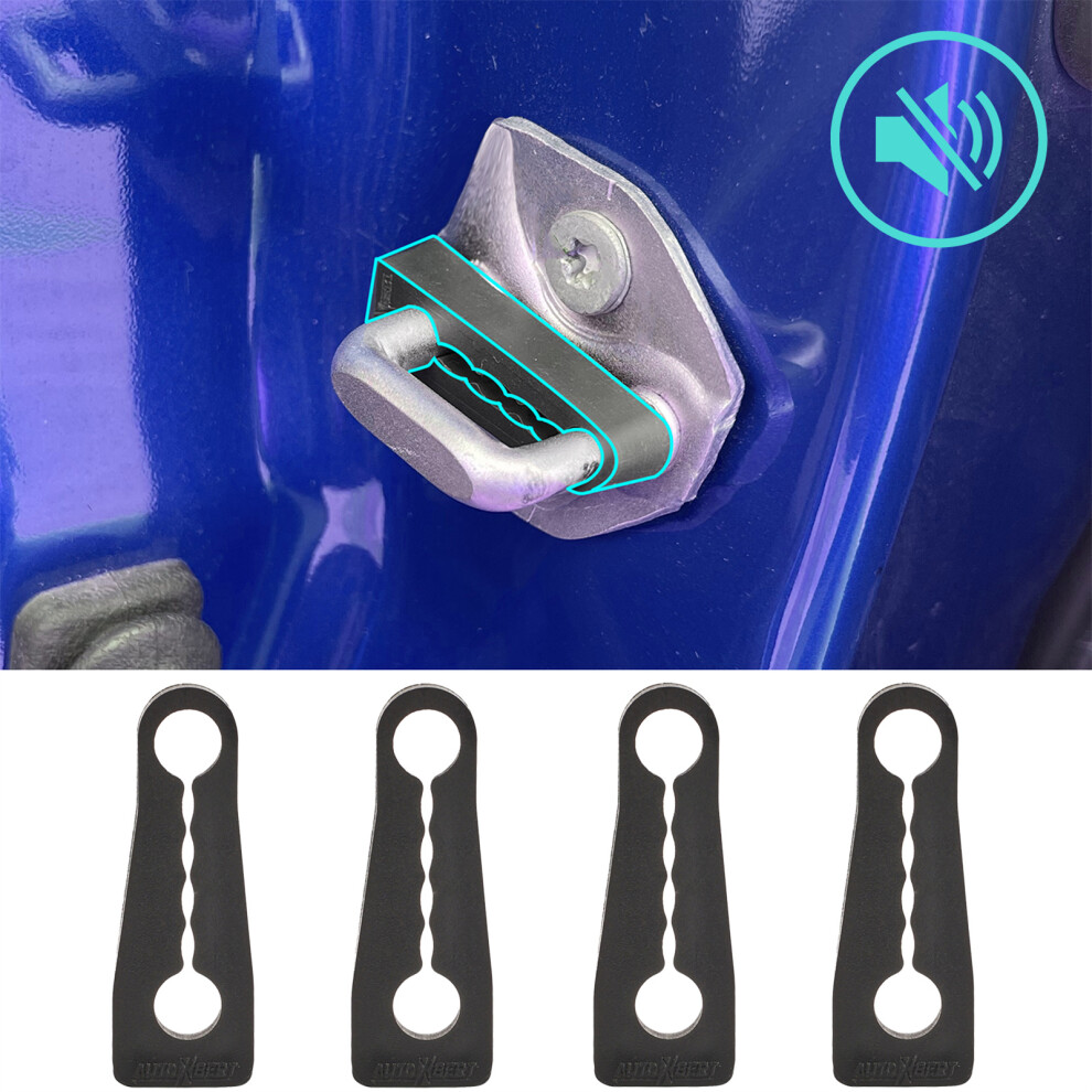 Car Door Lock Sound Deadener Damper Buffer For Toyota Townace Liteace Van/Truck 1986 ÂÂ 2007Â Rattling Screaks Quiet Noise Deaf 6935161507881