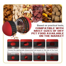 Y17A Slow Food Hundespielzeug Slow Feeder Spielzeug Rotierendes Futter auslaufendes Super Ball Hundepuzzle Grün