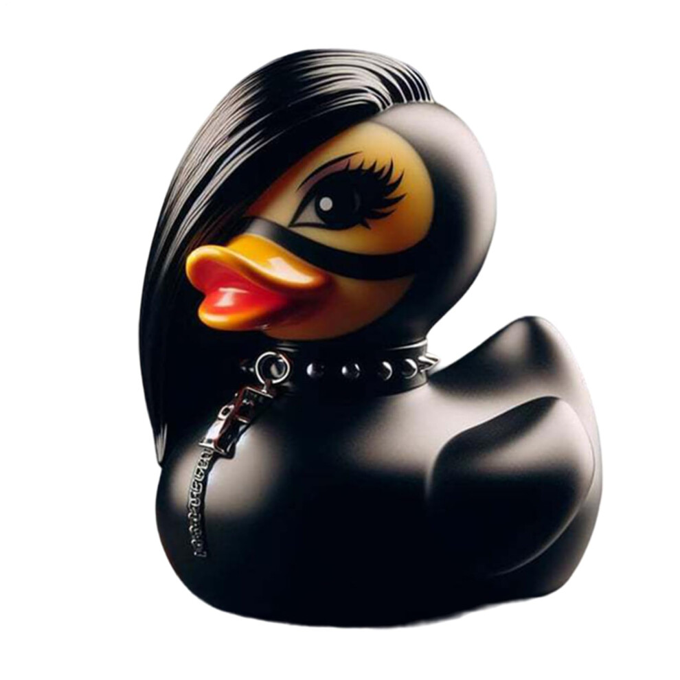 Punk Goth Duck Car Bobblehead Devil Figure For Dashboard Rearview Mirror Gothic Home Or Decor Deatrocker Demon Ornament Gift For Women And Men 9426802388497