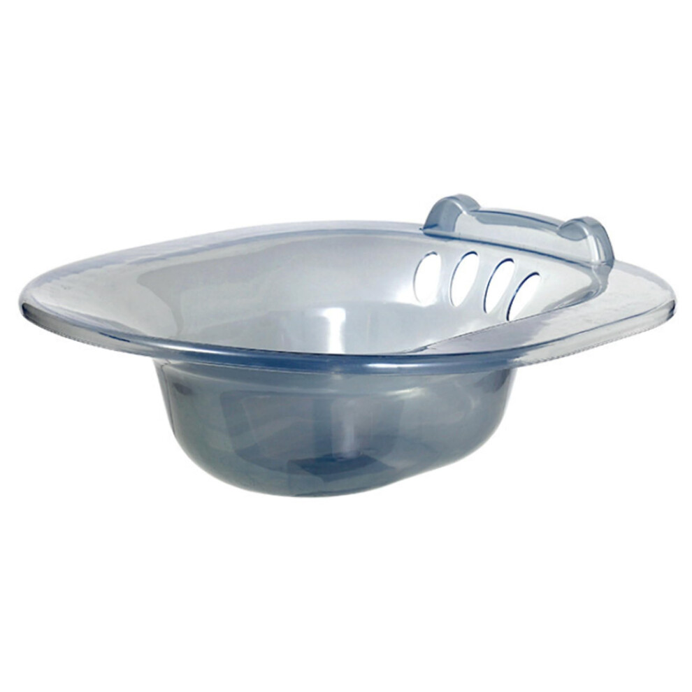Portable SITZ bath for the toilet, safely fits over the toilet, SITZ bath tub for hemorrhoids and postpartum private care.
