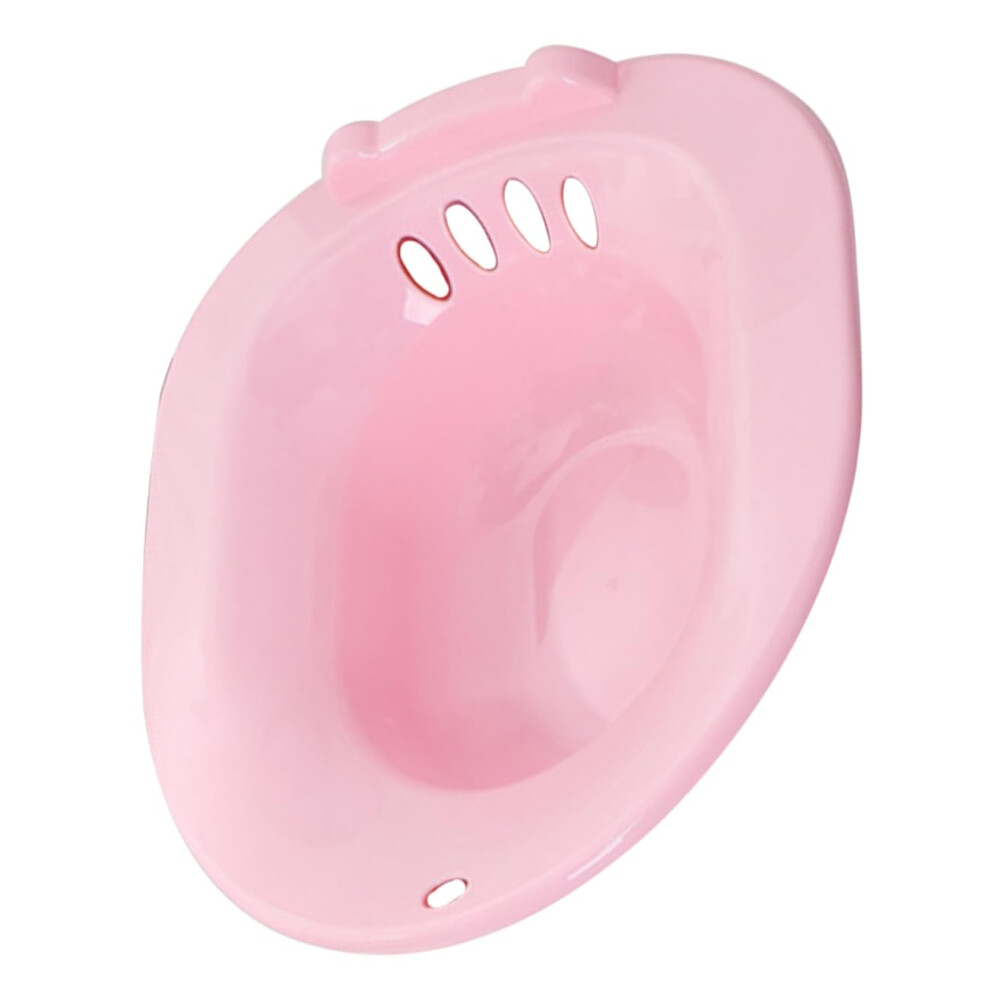Bathroom Toilet Seat Bath for Hygienic Seat Bath for Pregnant Women and Hemorrhoid Patients Comfortable Design with Overflow Hole