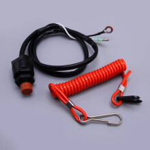 Außenbordmotor, Kill-Stopp-Schalter, Sicherheitsseil, Lanyard-Kabel, langlebig, passt für Yamaha