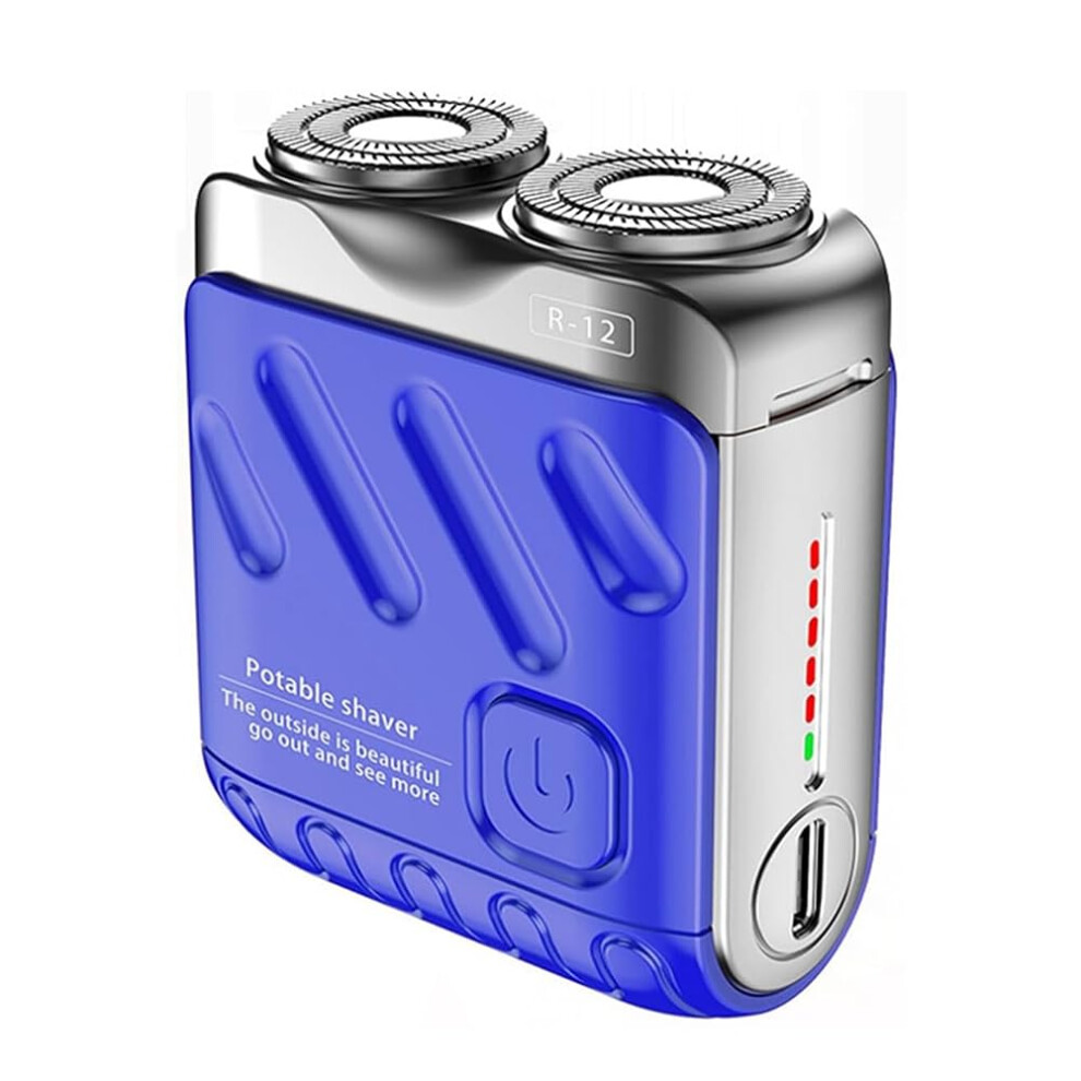 Electric Shaver for Men with DualRing Floating Blades, Waterproof USB Rechargeable Cordless Razor
