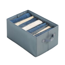 Closet Organizers And Storage Foldable Wardrobe Storage Box With Reinforced Handles Sturdy Non Woven Fabric Stackable Clothing Dividers For T Shirts J