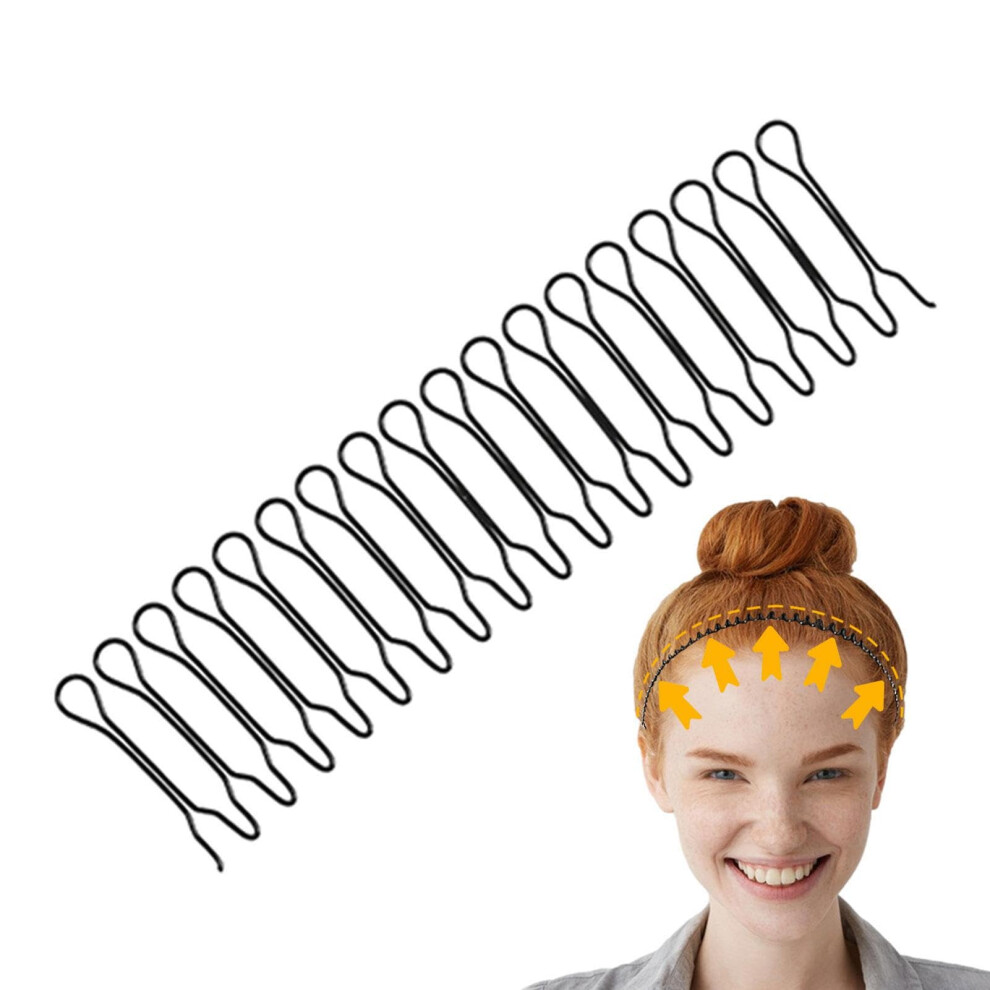 Wire Hair Combs, Stretchy Invisible Hair Fixer, Decorative Updo Styling Tool for Women and Girls Hairstyles, Hair Accessories, Hair Combs