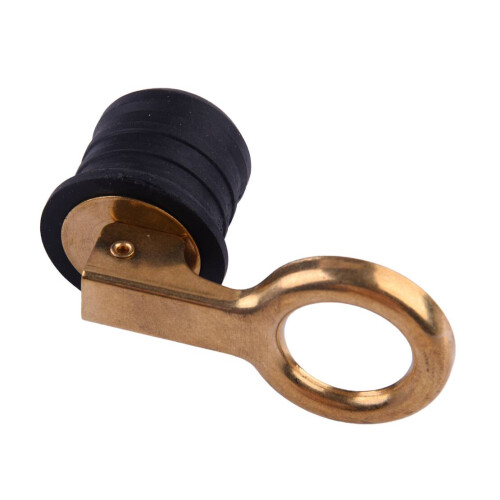 2 Stück 32mm Marineboot Gummi Messing Snap Flip Deck Abschlussstopfen 2