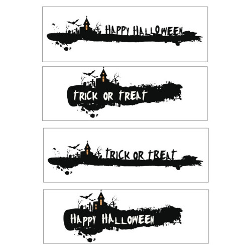Διακοσμητικά για φεστιβάλ, αυτοκόλλητα Halloween, αδιάβροχα και ανθεκτικά