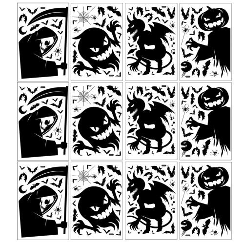 Sturdy Durable Reusable Templates, Halloween Theme Drawing For Multiple Function Projects, Easy To Use Clean And Long Lasting Adhesion For Wood